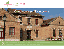 Tablet Screenshot of chaumont-sur-tharonne.fr